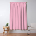 Blush Pink Solid Color Window Curtain Gallery Image 5