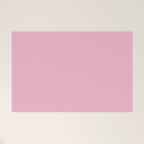 Blush Pink Solid Color Welcome Mat Gallery Image 1