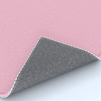 Blush Pink Solid Color Rug Gallery Image 4