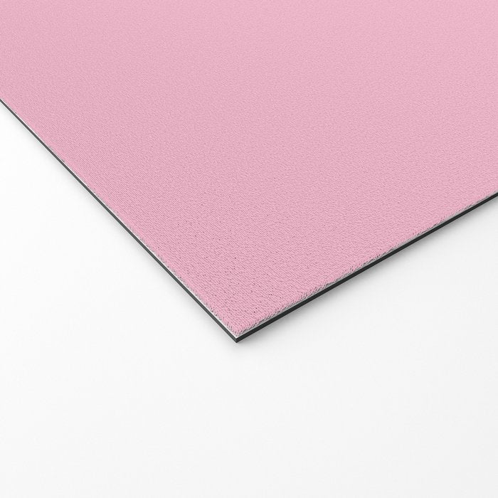 Blush Pink Solid Color Welcome Mat Gallery Image 2