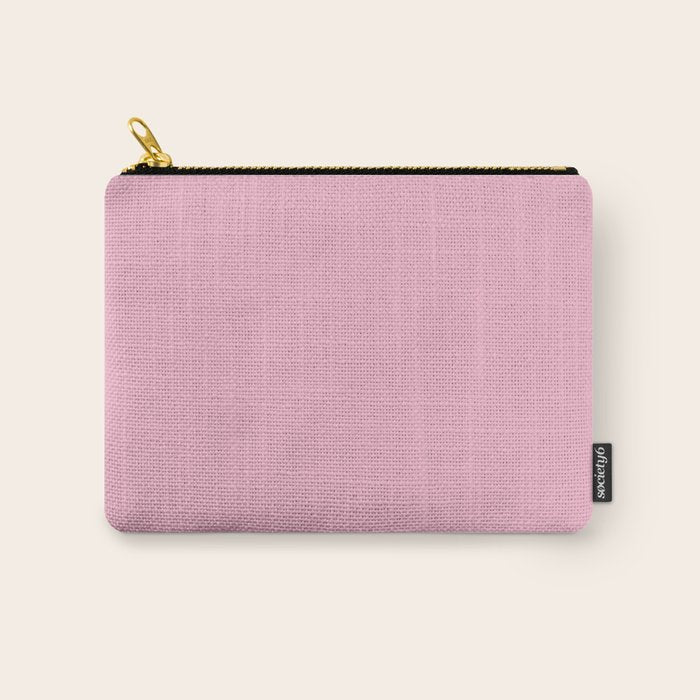 Blush Pink Solid Color Carry All Pouch Gallery Image 1