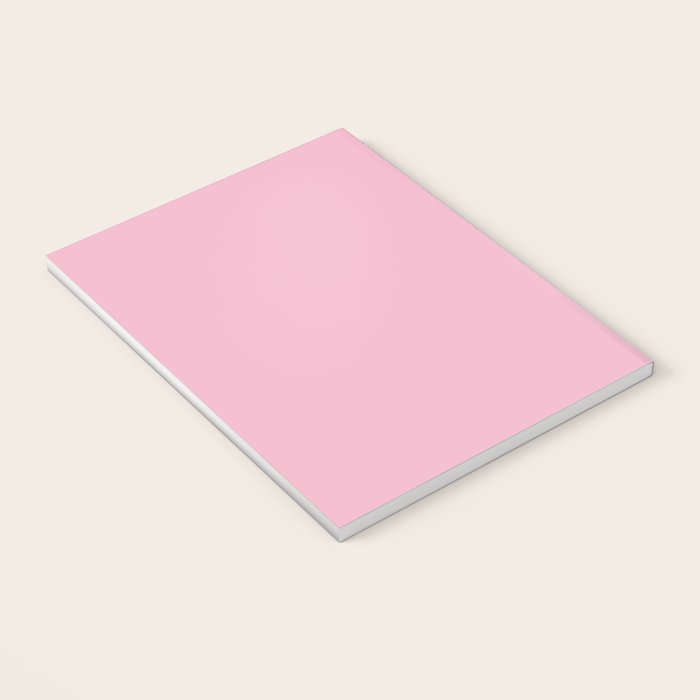 Blush Pink Solid Color Notebook Gallery Image 3