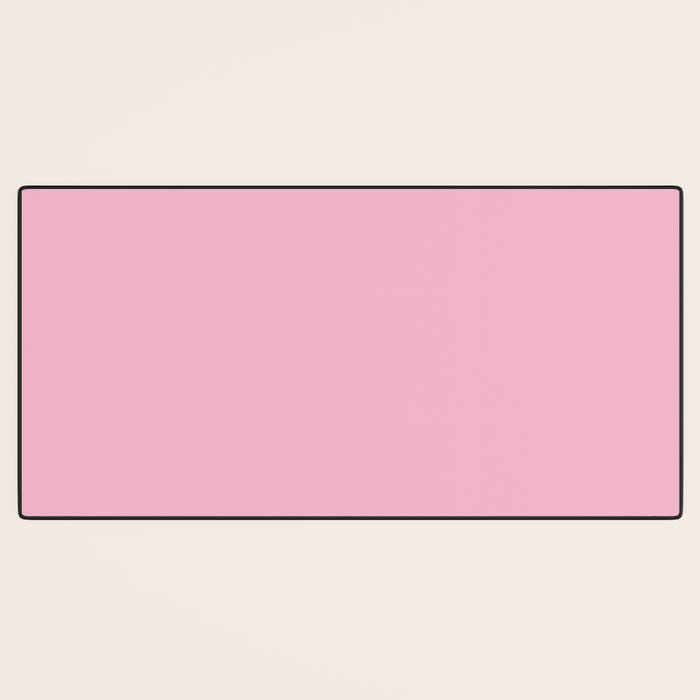 Blush Pink Solid Color Desk Mat Gallery Image 3