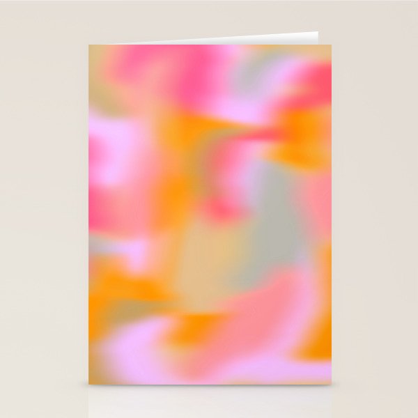 Cloud Color - Pink Stationery Card Gallery Image 2