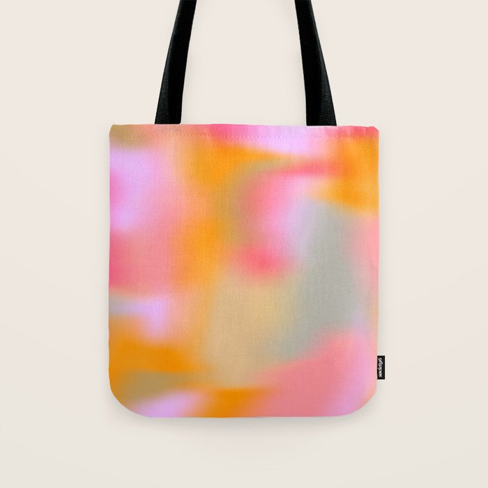 Cloud Color - Pink Tote Bag Gallery Image 1