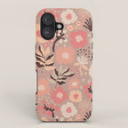 Peach blooming iPhone Case Gallery Image 1