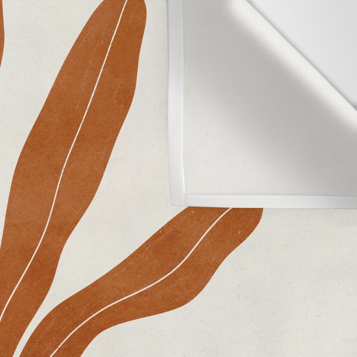 Two Green Vases & Orange Plant Wall Tapestry Gallery Image 3