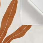 Two Green Vases & Orange Plant Wall Tapestry Gallery Image 3
