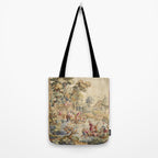 Antique Aubusson Louis XV French Tapestry Tote Bag Gallery Image 2
