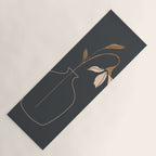 Minimal Abstract Art Vase Flower 6 Yoga Mat Gallery Image 1