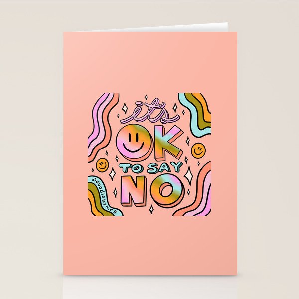 Ok to Say No Stationery Card Gallery Image 1