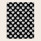 Retro cartoon character sticker pattern Poster Gallery Image 4