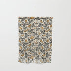 Summer Camping - Black, cream, and gold Wall Hanging Gallery Image 1