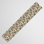 Summer Camping - Black, cream, and gold Table Runner Gallery Image 3