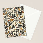 Summer Camping - Black, cream, and gold Stationery Card Gallery Image 2