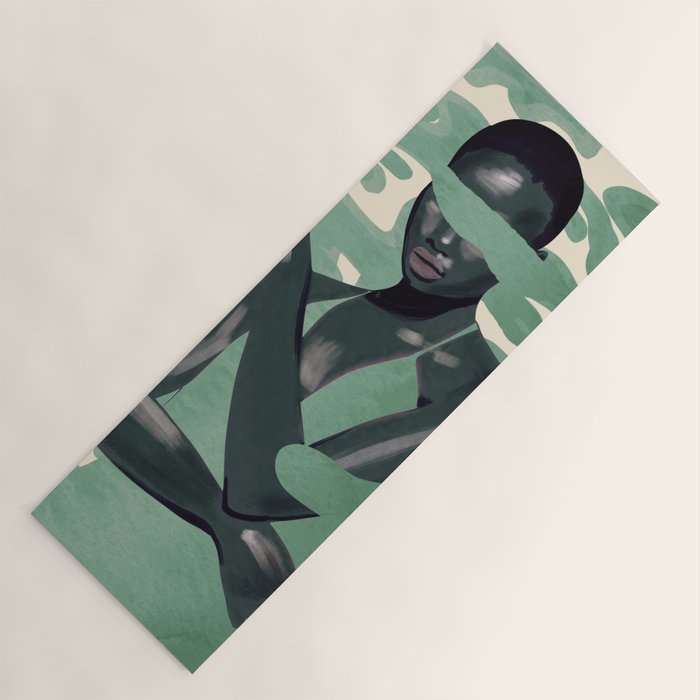 Girl Portrait 24 Yoga Mat Gallery Image 1