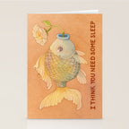 I Think You Need Some Sleep Stationery Card Gallery Image 2