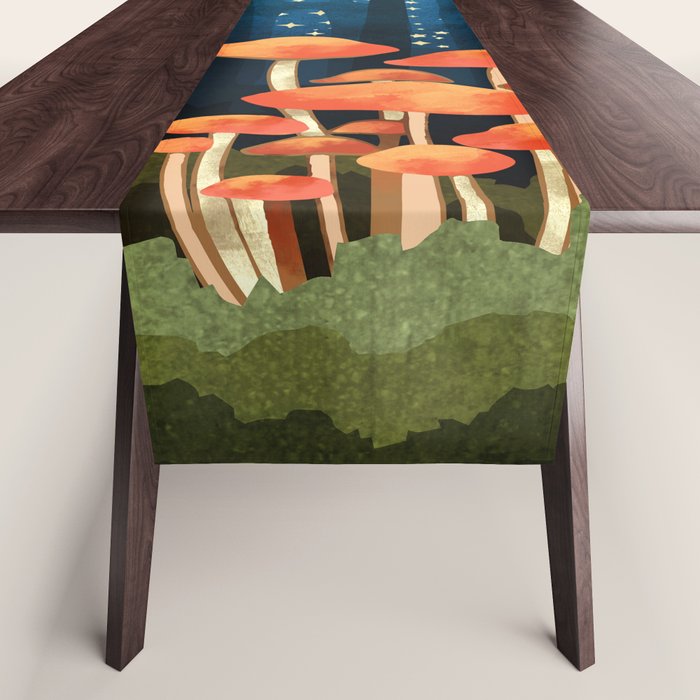 Midnight Mushrooms Table Runner Gallery Image 1