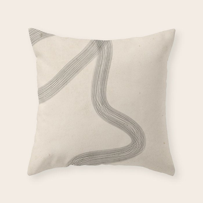 Minimal Abstract Art 19 Throw Pillow Gallery Image 6