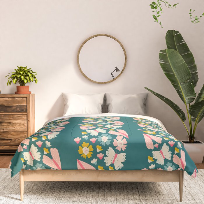 Floral Stripe Comforter Gallery Image 3