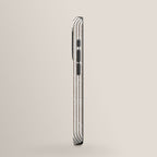 Cocoa Brown Tan Pinstripes iPhone Case Gallery Image 2