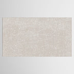 Cocoa Brown Tan Pinstripes Tablecloth Gallery Image 2