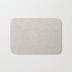Cocoa Brown Tan Pinstripes Bath Mat Gallery Image 1