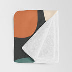 Abstract shapes in the skies 2 Throw Blanket Gallery Image 3