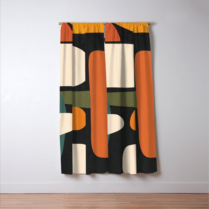 Abstract shapes in the skies 2 Window Curtain Gallery Image 3