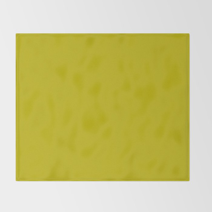CHARTREUSE Yellowish Green solid color Throw Blanket Gallery Image 2