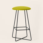 CHARTREUSE Yellowish Green solid color Stool Gallery Image 1