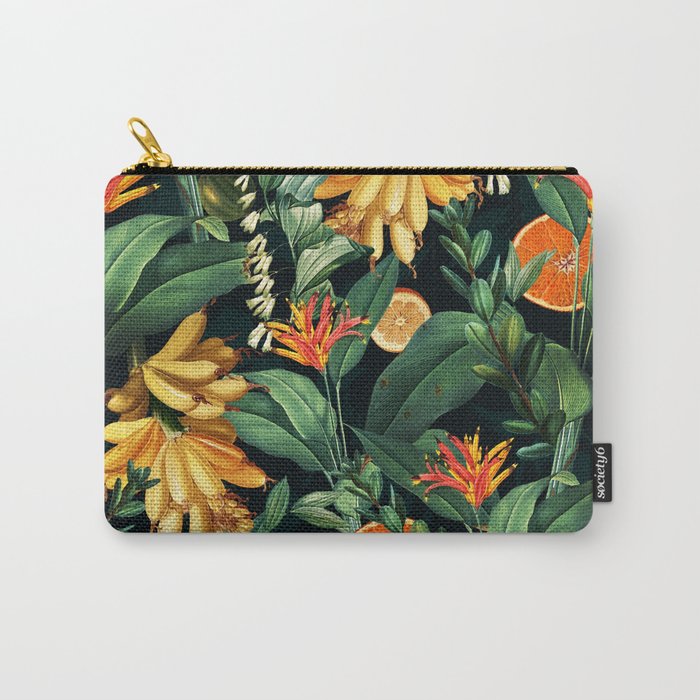 Tropical Orange Garden III Carry All Pouch Gallery Image 1