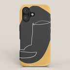 Abstract Face 10 iPhone Case Gallery Image 1