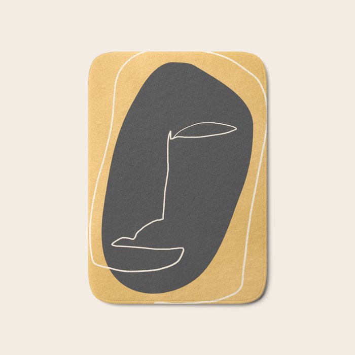 Abstract Face 10 Bath Mat Gallery Image 1