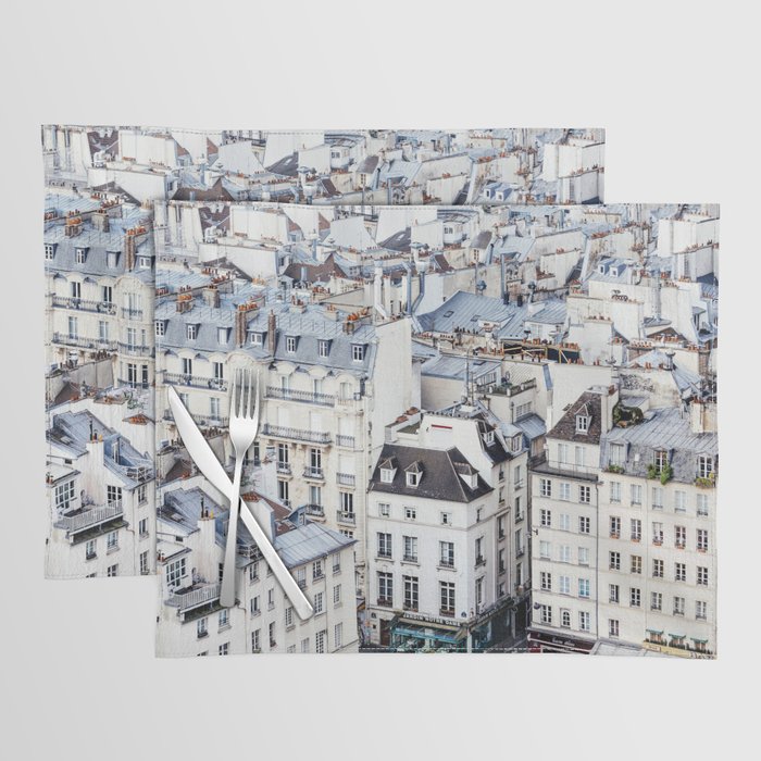 Paris Rooftops #1 Placemat Gallery Image 1