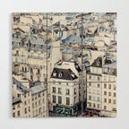 Paris Rooftops #1 Wood Wall Art Gallery Image 1