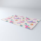 Space Unicorn - Neon Rainbow Rug Gallery Image 3