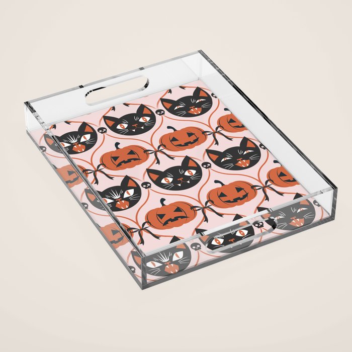 Enchanted Vintage Halloween Acrylic Tray Gallery Image 1