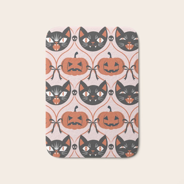 Enchanted Vintage Halloween Bath Mat Gallery Image 1