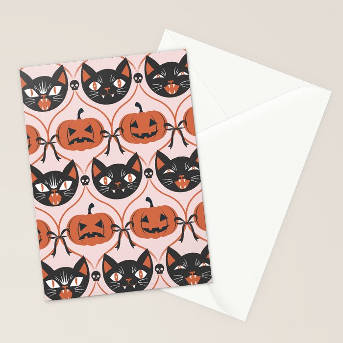 Enchanted Vintage Halloween Stationery Card Gallery Image 2