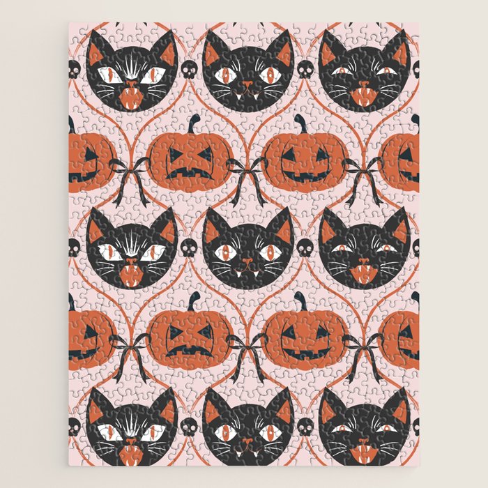 Enchanted Vintage Halloween Jigsaw Puzzle Gallery Image 1