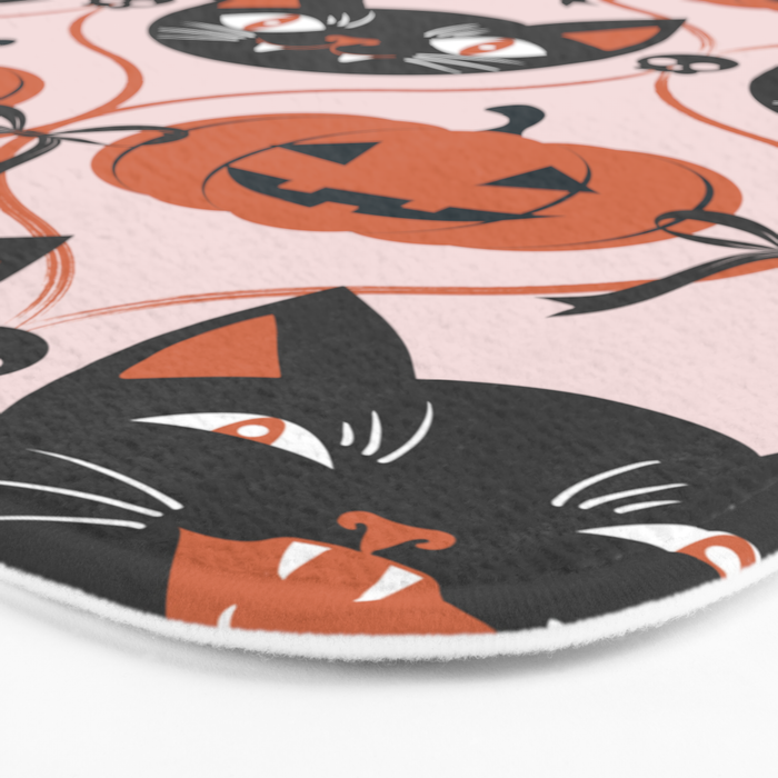 Enchanted Vintage Halloween Bath Mat Gallery Image 3