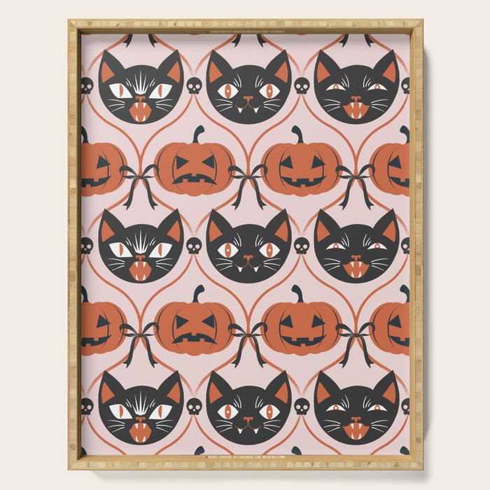 Enchanted Vintage Halloween Serving Tray Gallery Image 1
