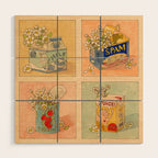 Groceries Wood Wall Art Gallery Image 1