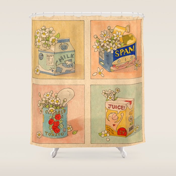 Groceries Shower Curtain Gallery Image 1