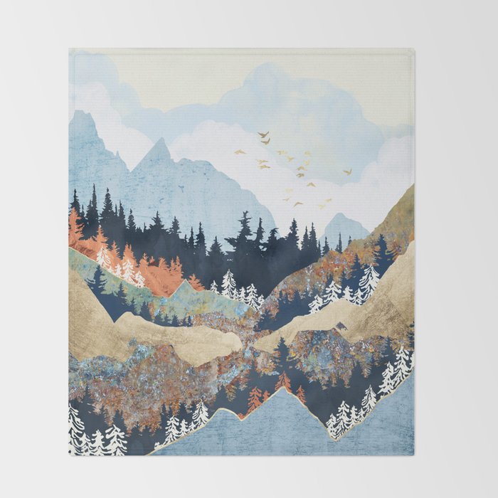 Spring Flight Throw Blanket Gallery Image 2