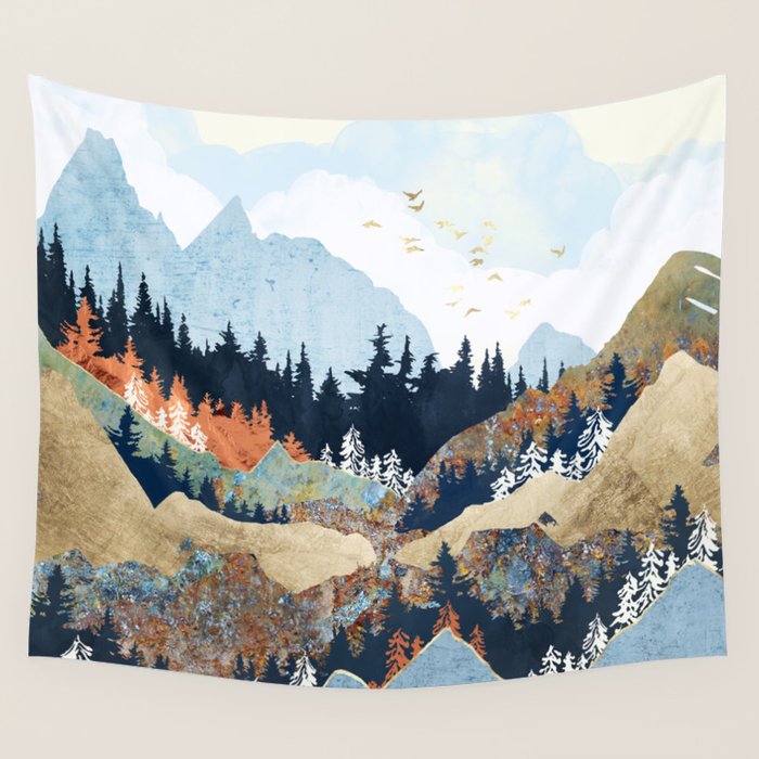 Spring Flight Wall Tapestry Gallery Image 4