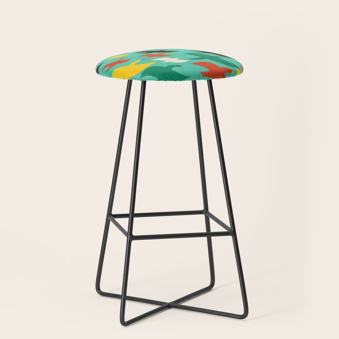 Birds are flying Stool Gallery Image 1