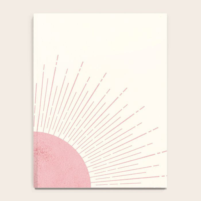 Pink Sunrise Boho Midcentury Notebook Gallery Image 4