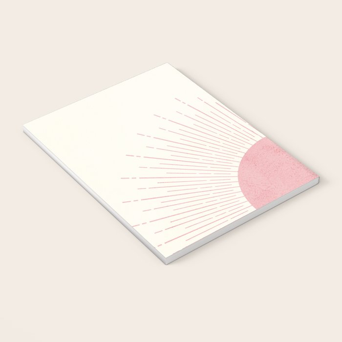 Pink Sunrise Boho Midcentury Notebook Gallery Image 3